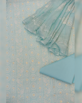 3-PC Unstitched Swiss Lawn Chikan Briza | CB-3